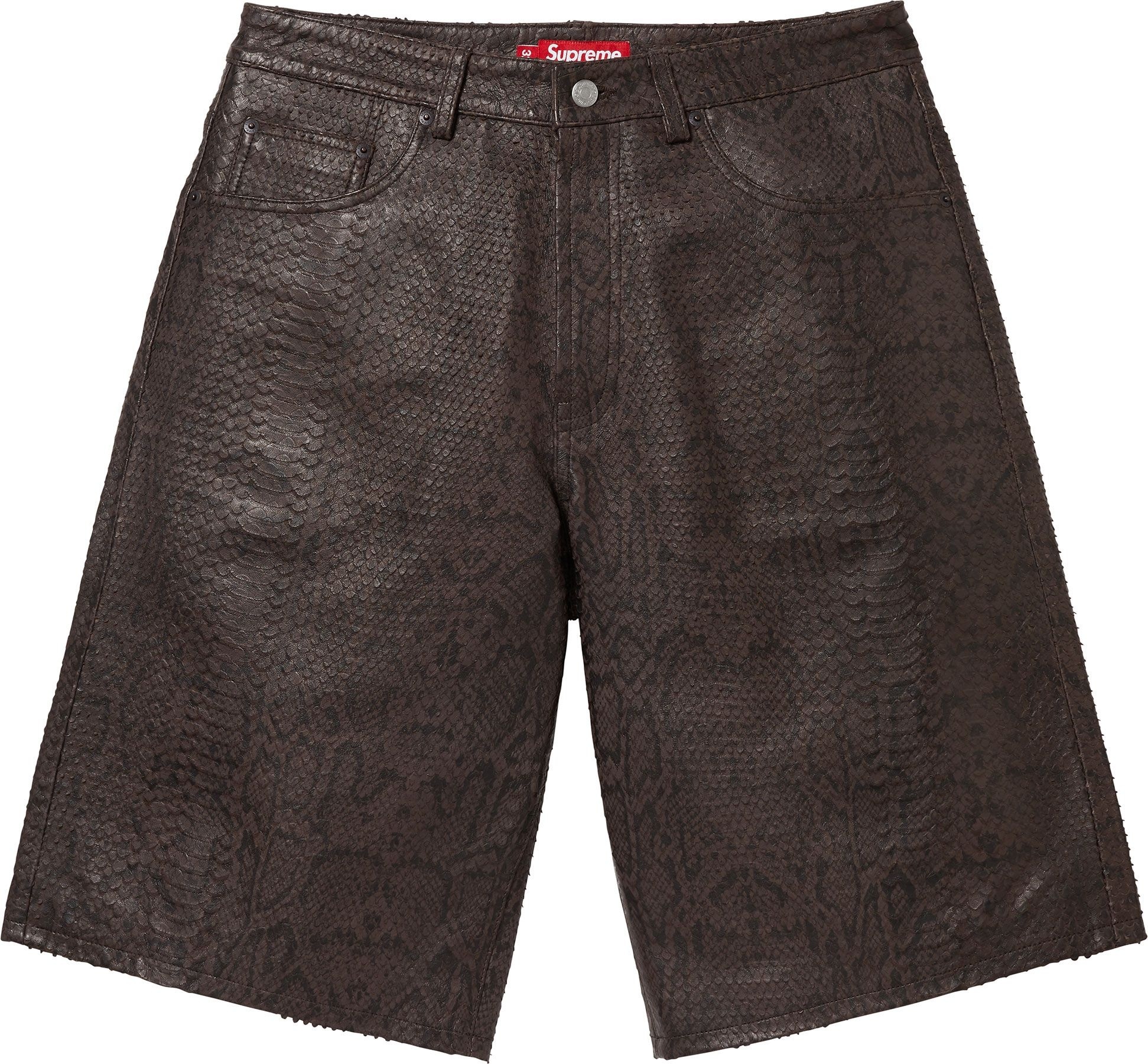 Baggy Leather Short view 2